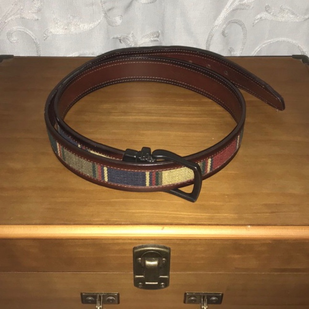 Menswear reversible leather belt